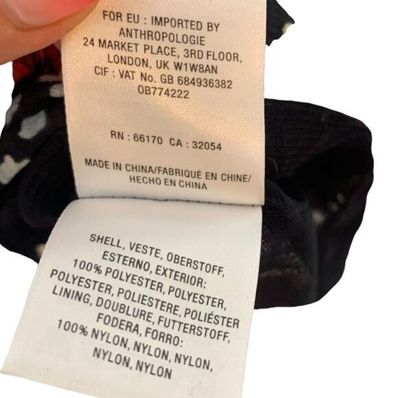 Anthropologie Akemi Kin Adria Floral Long Sleeve Smocked Blouse - Picture 11 of 13